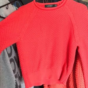 Ralf Lauren crop top sweater